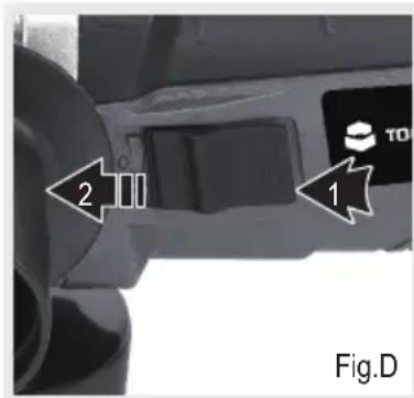 Toolcraft TWS125 - Switching on/off - 2