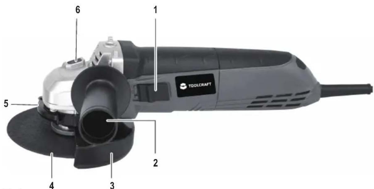 Toolcraft TWS125 - Éléments d'utilisation - 1