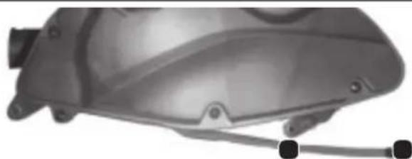 Tell Zahara 125 - Durite d'huile résiduelle - 1