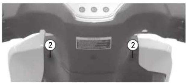 Tell Zahara 125 - Austauschen der hinteren Blinker - 2