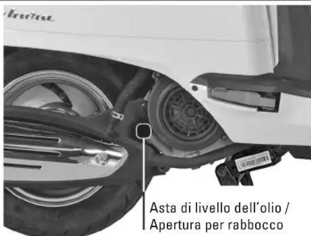 Tell Zahara 125 - Verifica del livello dell'olio - 2