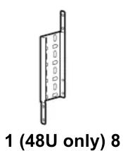 APC AR7505 - Center Rear Mount Cable Tree for NetShelter™ SX Cabinets - 2