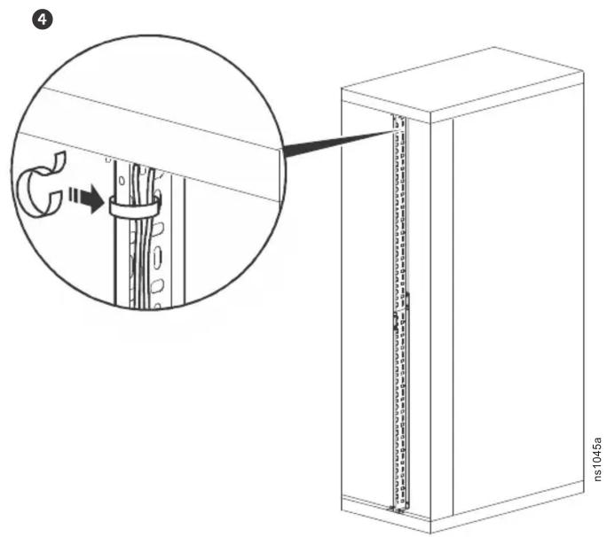 APC AR7505 - Center Rear Mount Cable Tree for NetShelter™ SX Cabinets - 9