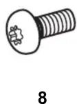 APC AR7505 - Center Rear Mount Cable Tree for NetShelter™ SX Cabinets - 5