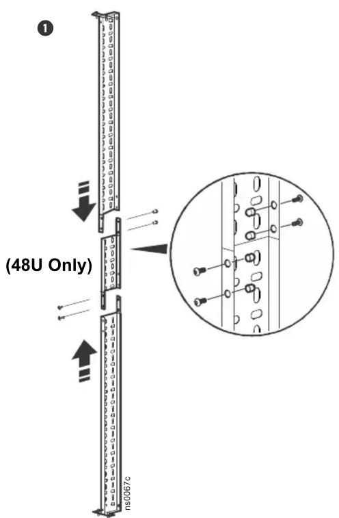 APC AR7505 - Center Rear Mount Cable Tree for NetShelter™ SX Cabinets - 7