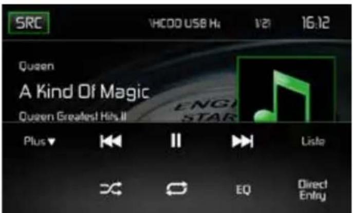 MAC AUDIO 520 DAB - Menu USB - 1