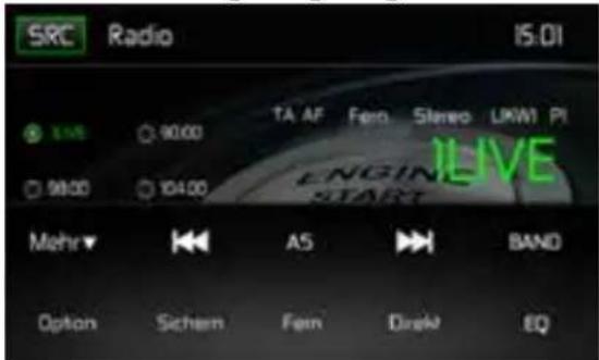MAC AUDIO 520 DAB - Radio-Menü - 1