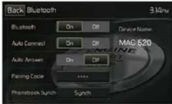 MAC AUDIO 520 DAB - Accoppiamento di dispositivi BT - 1