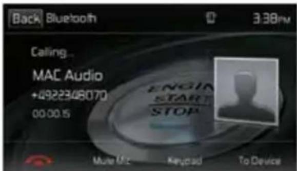 MAC AUDIO 520 DAB - Call Transfer - 2