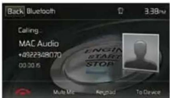 MAC AUDIO 520 DAB - Call Transfer - 2
