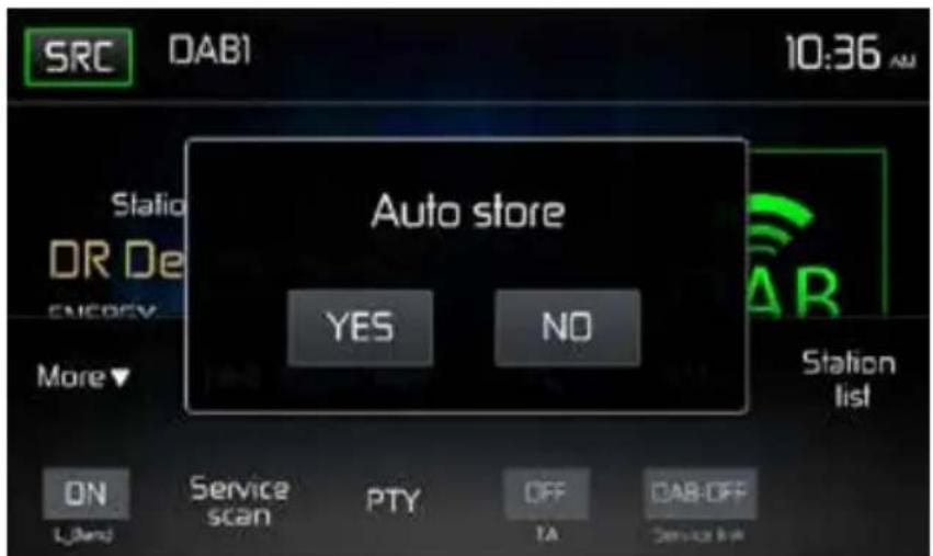 MAC AUDIO 520 DAB - SALVATAGGIO AUTOMATICO - 1