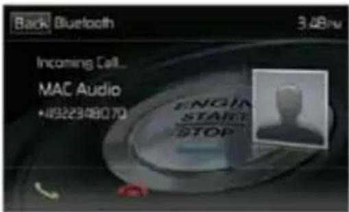 MAC AUDIO 520 DAB - Eingehende Anrufe - 1
