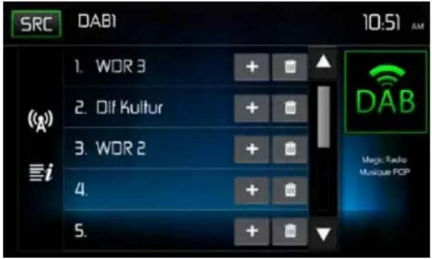 MAC AUDIO 520 DAB - MÉMORISATION - 4