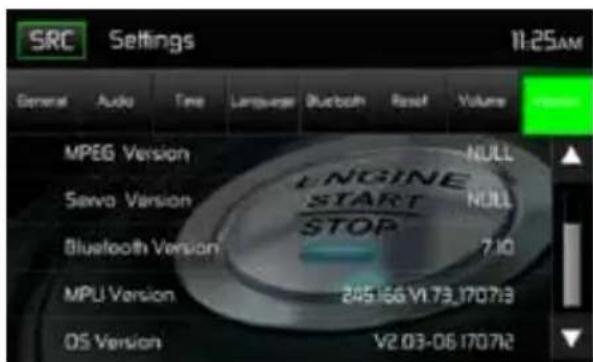 MAC AUDIO 520 DAB - VERSION Sub-menu features - 2