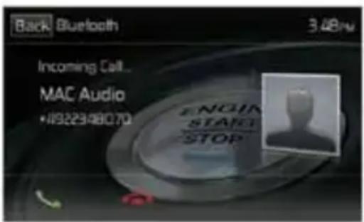 MAC AUDIO 520 DAB - Gestion des appels entrants - 1