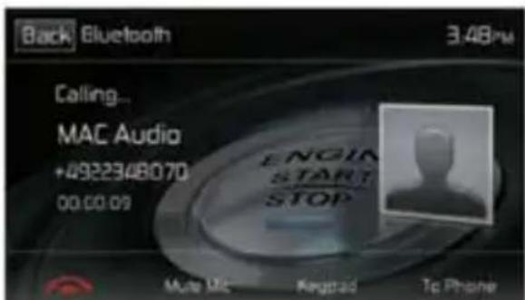 MAC AUDIO 520 DAB - Einen Anruf weiterleiten - 1