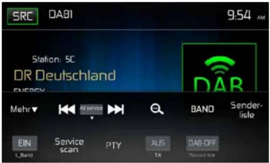 MAC AUDIO 520 DAB - DAB-MENÜ - 3
