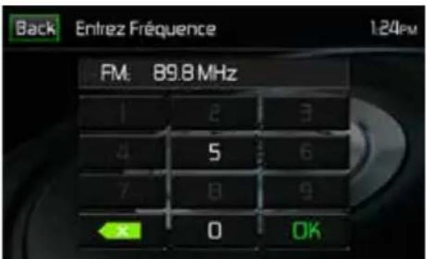 MAC AUDIO 520 DAB - Saisie directe de la fréquence - 1