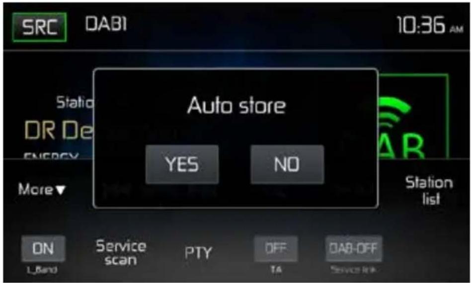MAC AUDIO 520 DAB - AUTOMATIC SAVING - 1