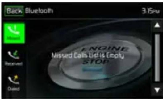 MAC AUDIO 520 DAB - Call Log - 1