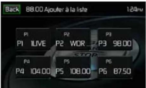 MAC AUDIO 520 DAB - Mettre une station en mémoire - 1
