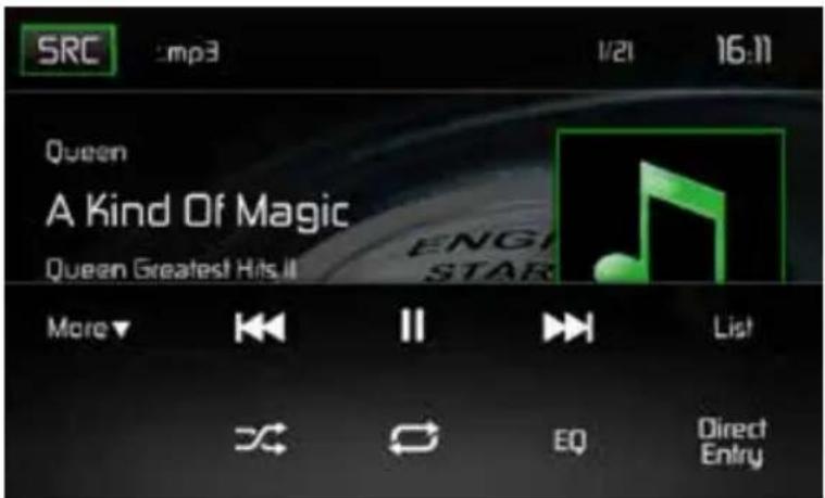 MAC AUDIO 520 DAB - Menu principale USB - 1