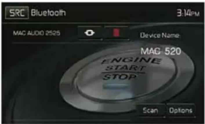 MAC AUDIO 520 DAB - Bluetooth Benutzeroberfläche - 1