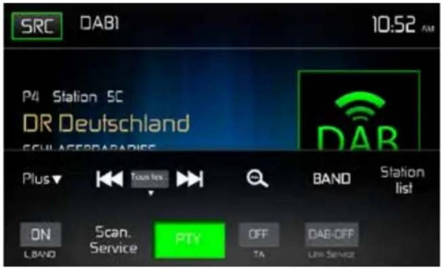 MAC AUDIO 520 DAB - RECHERCHE DE STATIONS DE RADIO PAR TYPE DE PROGRAMME - 1