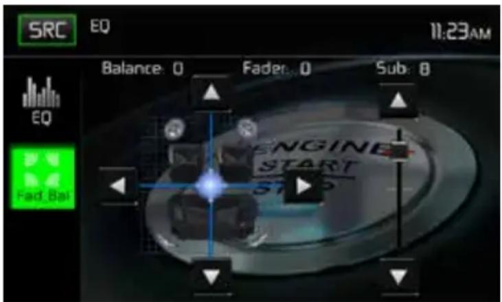 MAC AUDIO 520 DAB - Fader-Balance - 1