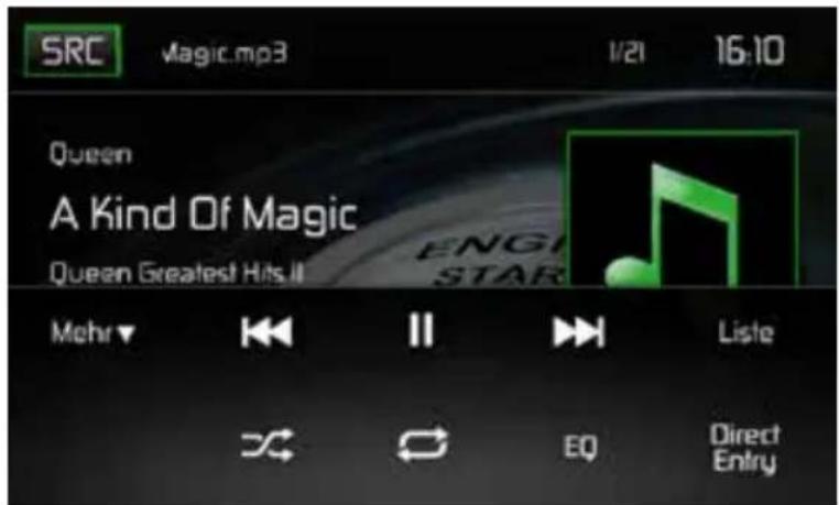 MAC AUDIO 520 DAB - USB-Hauptmenü - 1