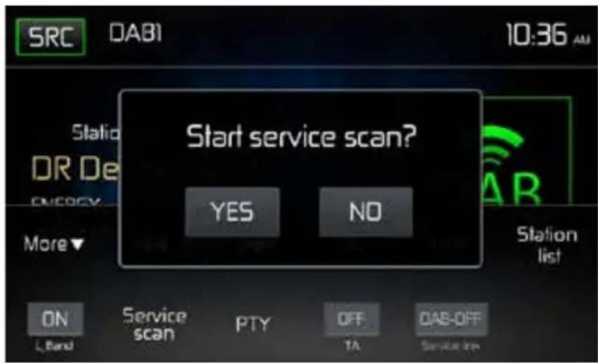 MAC AUDIO 520 DAB - SERVICE SCAN - 1