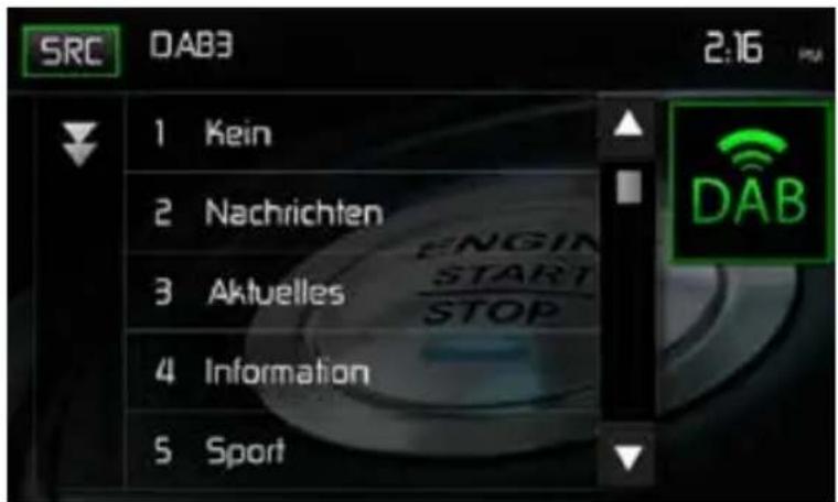 MAC AUDIO 520 DAB - SENDERSUCHE NACH PROGRAMMTYP - 2