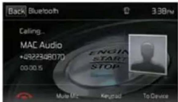 MAC AUDIO 520 DAB - Einen Anruf weiterleiten - 2