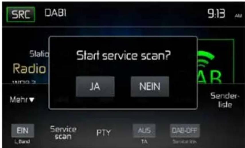 MAC AUDIO 520 DAB - SERVICE SCAN - 1