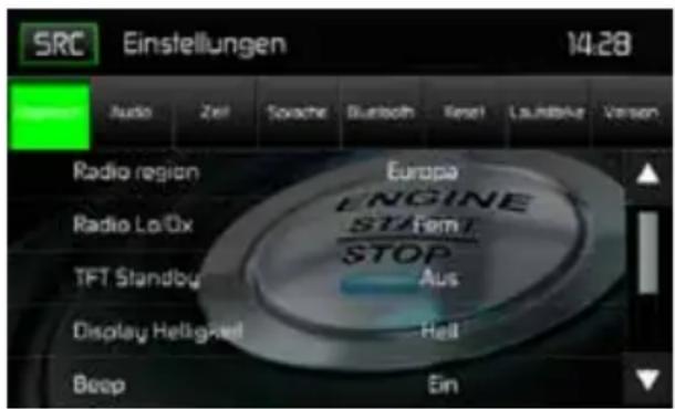 MAC AUDIO 520 DAB - SYSTEMEINSTELLUNGEN - 1