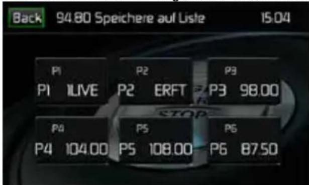 MAC AUDIO 520 DAB - Speichern eines Senders - 1
