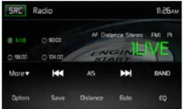 MAC AUDIO 520 DAB - Schermata di opzione - 1