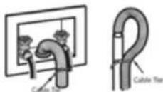 Avanti CTW10V0W - POSITIONING THE DRAIN HOSE - 2