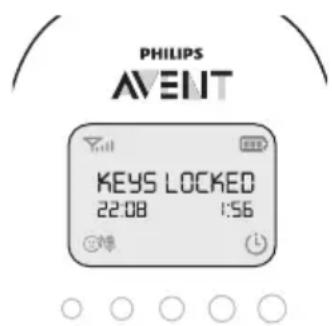 PHILIPS AVENT SCD730 - Key lock - 1