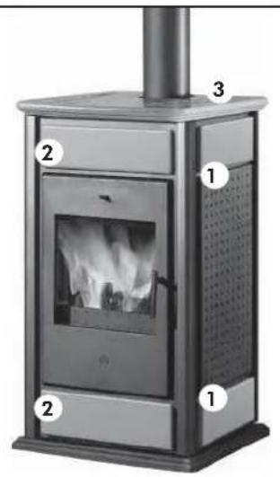 EDILKAMIN Warm - External covering assembly for WARM /KLIMA with HOTPLATE - 2