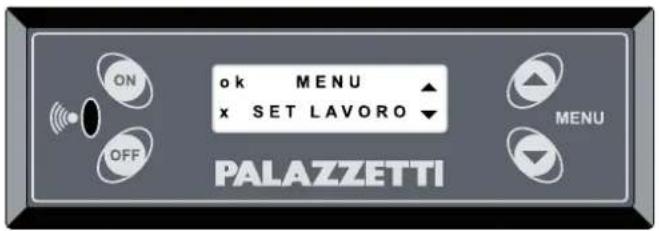 Palazzetti Ecofire Michela - PROCEDURE FOR ACCESSING THE MENUS: - 1