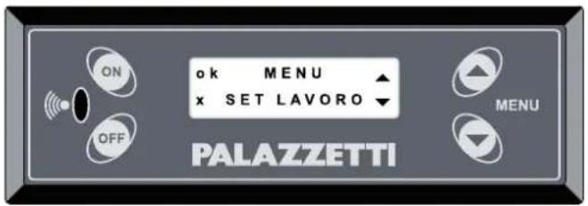 Palazzetti Ecofire Michela - PROCEDURA PER ACCEDERE AI MENÙ: - 1