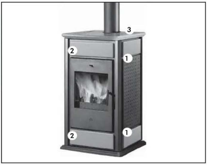 EDILKAMIN Klima - External covering assembly for WARM /KLIMA with HOTPLATE - 2