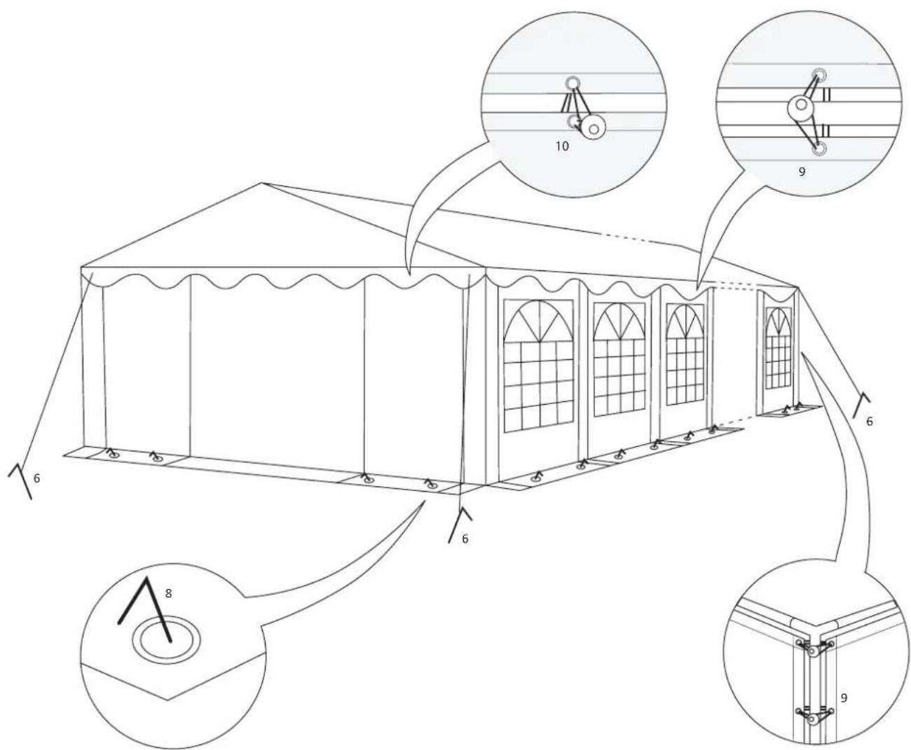 Profizelt24 3 m series economy - m series economy - 3