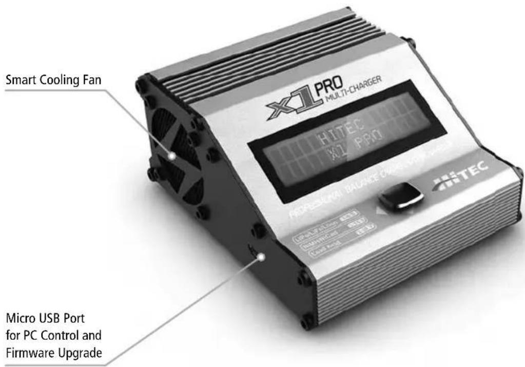 Hitec X1 Pro - Charger Layout - 3