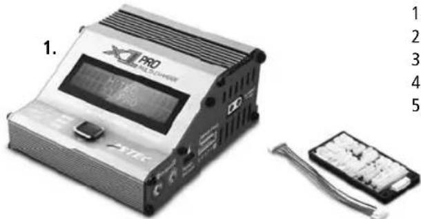 Hitec X1 Pro - Contenu de l'emballage - 1