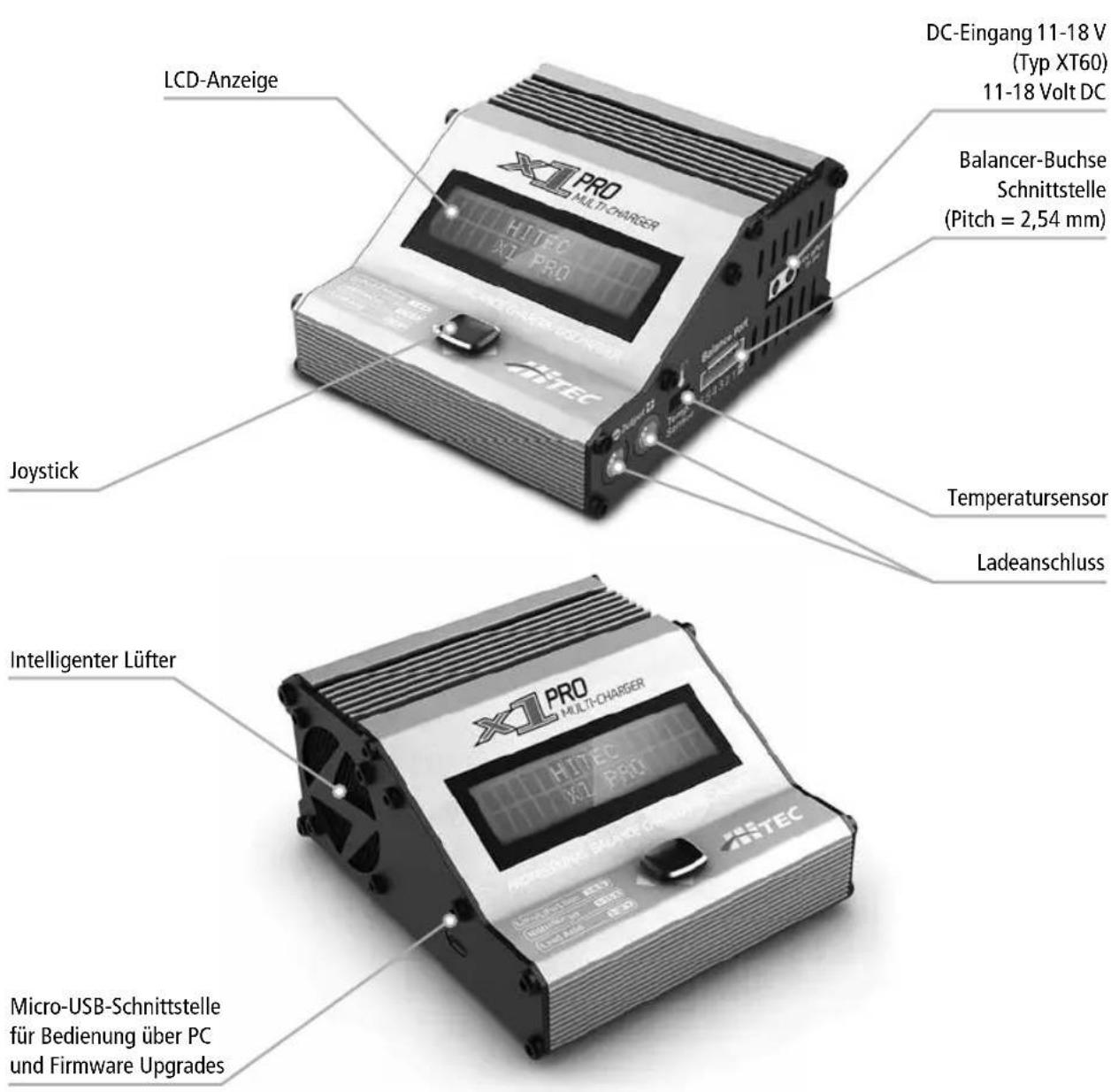 Hitec X1 Pro - Technische Daten - 3