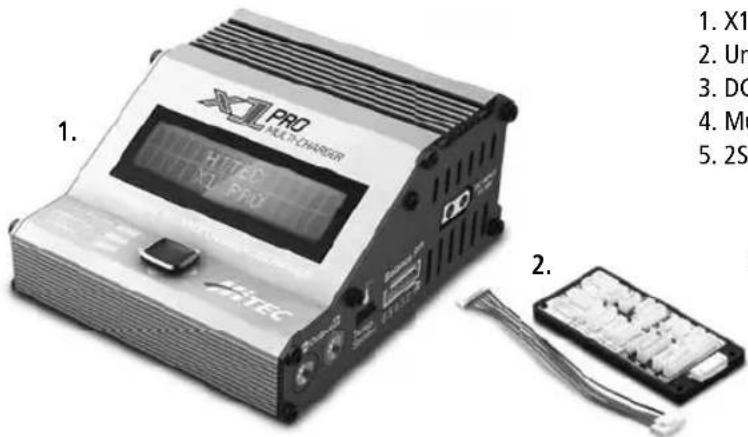 Hitec X1 Pro - Package Contents - 1