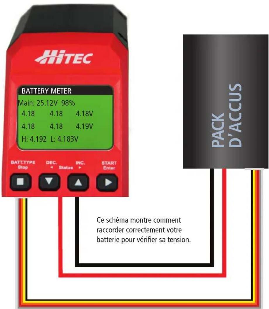 Hitec X1 Red - Testeur de batterie - 2