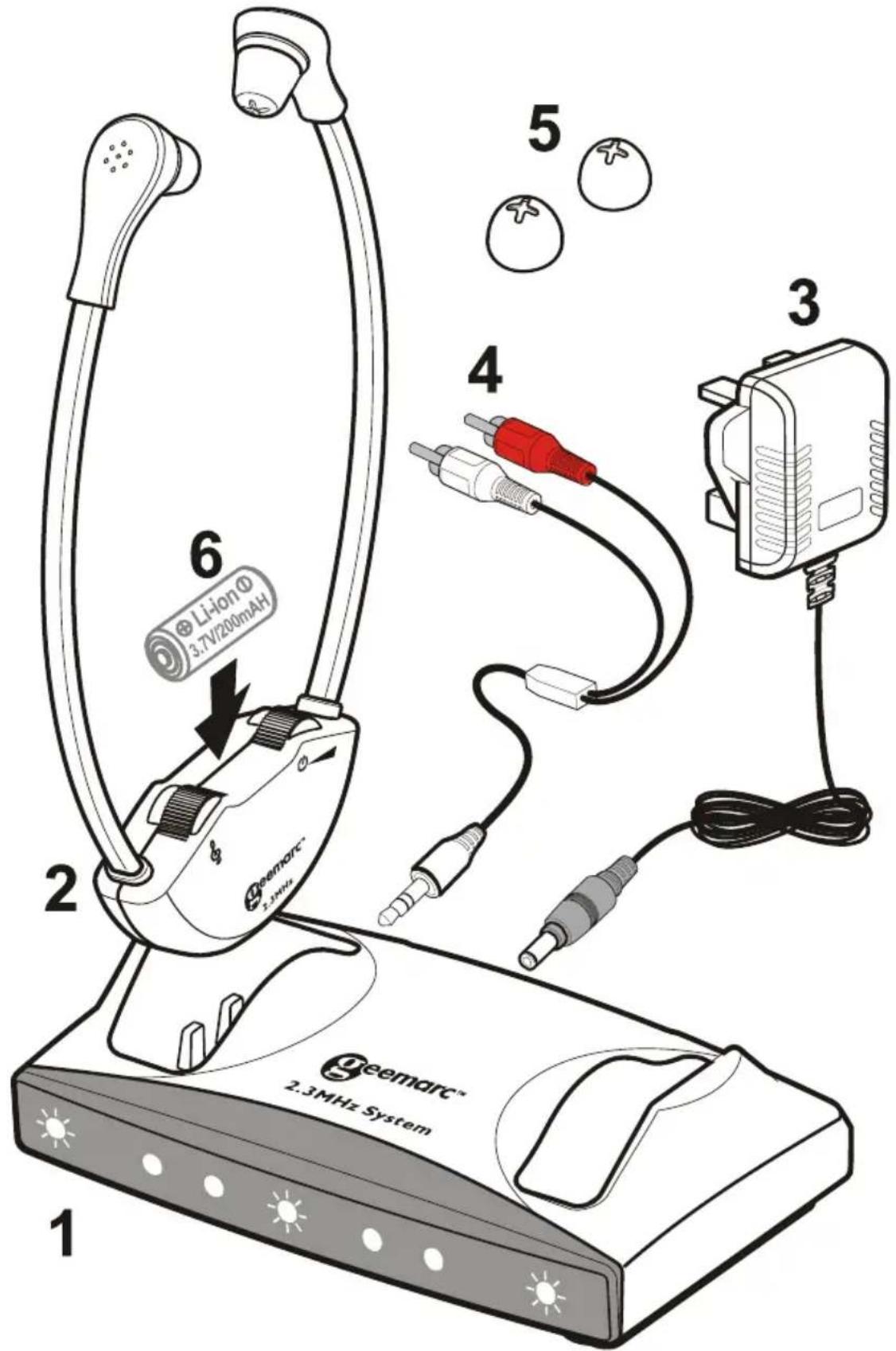 GEEMARC CL7100 - PRODUCT CONTENTS - 1
